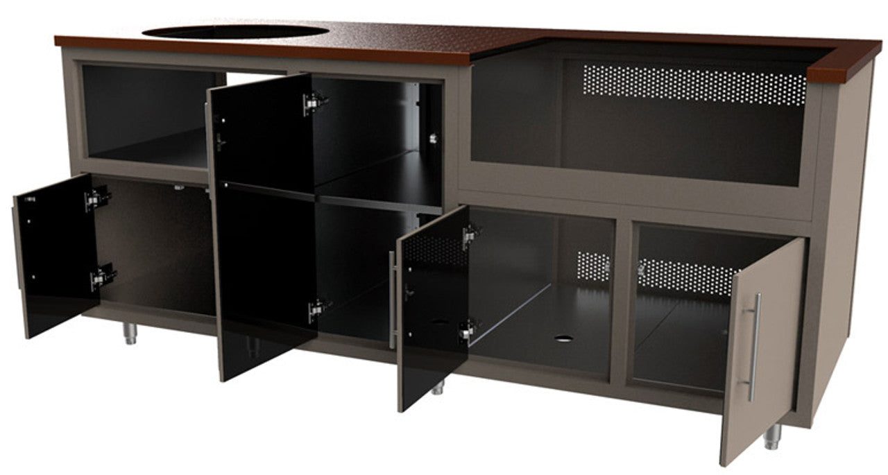 Challenger Coastal 83" Kitchen Island
