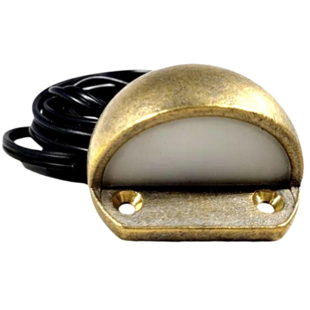 Silhouette Brass LED Deck Light — DL308BRS